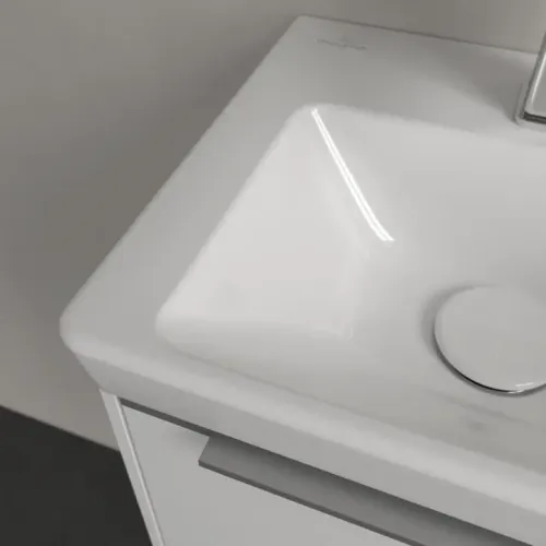 Villeroy & Boch Subway 3.0 Раковина компактная, 370 x 305 x 130 mm, Альпийский белый CeramicPlus, с переливом 437037R1