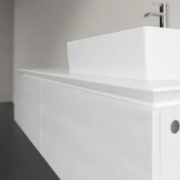 Villeroy & Boch Legato Тумба под раковину, 2 выдвижных ящика, 1400 x 380 x 500 mm, White Wood / White Wood B61500E8
