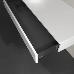 Villeroy & Boch Antao Тумба под раковину, 1 выдвижной ящик, 1200 x 190 x 500 mm, лицевая поверхность без текстурированной отделки, Glossy White Lacquer / Glossy White Lacquer K11010GF