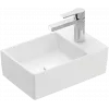 Villeroy & Boch Memento 2.0 Раковина компактная, 400 x 260 x 111 mm, Stone White CeramicPlus, без перелива 432340RW