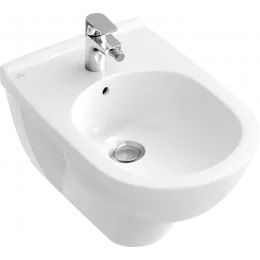 Villeroy & Boch O.novo Биде, настенный, 360 x 560 mm, Альпийский белый CeramicPlus 546000R1
