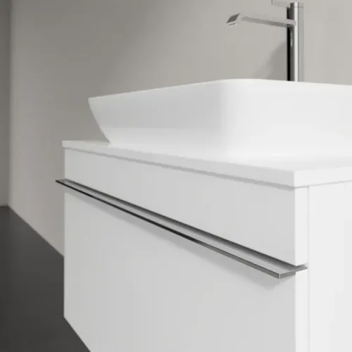 Villeroy & Boch Venticello Тумба под раковину, 1 выдвижной ящик, 757 x 436 x 502 mm, Glossy White / Glossy White A94501DH