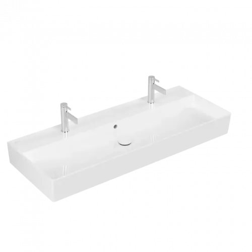 Villeroy & Boch Memento 2.0 Pаковина, 1200 x 470 x 150 mm, Альпийский белый CeramicPlus, с переливом 4A22C4R1