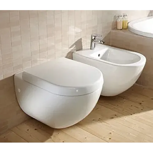 Чаша для унитаза подвесного Villeroy & Boch Subway 660010R1 альпийский белый CeramicPlus 660010R1