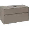 Villeroy & Boch Collaro Тумба под раковину, 2 выдвижных ящика, 1000 x 548 x 500 mm, Truffle Grey / Truffle Grey C03800VG