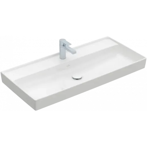 Villeroy & Boch Collaro Pаковина для установки на тумбу, 1000 x 470 x 160 mm, Альпийский белый, без перелива 4A33A201