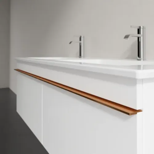 Villeroy & Boch Venticello Тумба под раковину, 2 выдвижных ящика, 1253 x 420 x 502 mm, Glossy White / Glossy White A93905DH