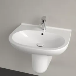 Villeroy & Boch O.novo Pаковина, 650 x 510 x 200 mm, Альпийский белый, с переливом 51606501