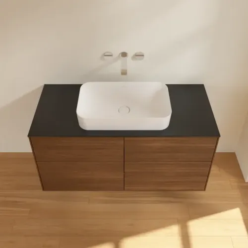 Villeroy & Boch Finion Тумба под раковину, 4 выдвижных ящика, 1200 x 603 x 501 mm, Walnut Veneer F67200GN