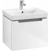 Villeroy & Boch Subway 2.0 Тумба под раковину, 1 выдвижной ящик, 537 x 420 x 423 mm, Glossy White A68610DH