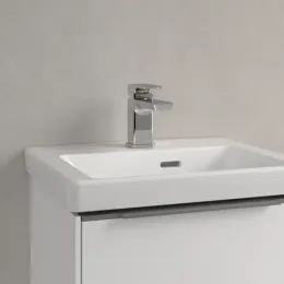 Villeroy & Boch Subway 3.0 Раковина компактная, 450 x 370 x 145 mm, Альпийский белый, с переливом 4370FK01
