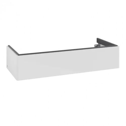 Villeroy & Boch Antao Тумба под раковину, 1 выдвижной ящик, 1188 x 256 x 493 mm, лицевая поверхность без текстурированной отделки, Glossy White Lacquer K03000GF