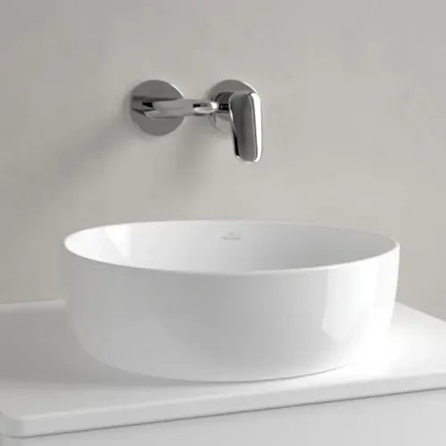 Villeroy & Boch Antao Раковина для установки на столешницу, 400 x 395 x 146 mm, Альпийский белый CeramicPlus, без перелива 4A7240R1