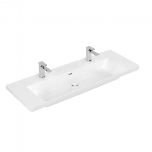 Villeroy & Boch Subway 3.0 Pаковина для установки на тумбу, 1300 x 475 x 170 mm, Альпийский белый, с переливом 4A70D401