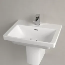 Villeroy & Boch Subway 3.0 Pаковина, 550 x 440 x 165 mm, Альпийский белый, с переливом 4A705501