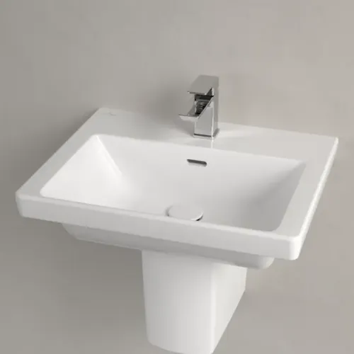 Villeroy & Boch Subway 3.0 Pаковина, 550 x 440 x 165 mm, Альпийский белый, с переливом 4A705501