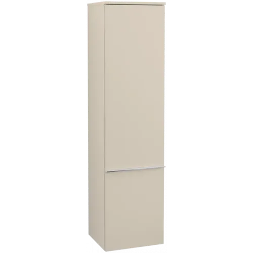 Villeroy & Boch Venticello Шкаф-пенал, 1 дверь, 404 x 1546 x 372 mm, Soft Grey / Soft Grey A95111VK