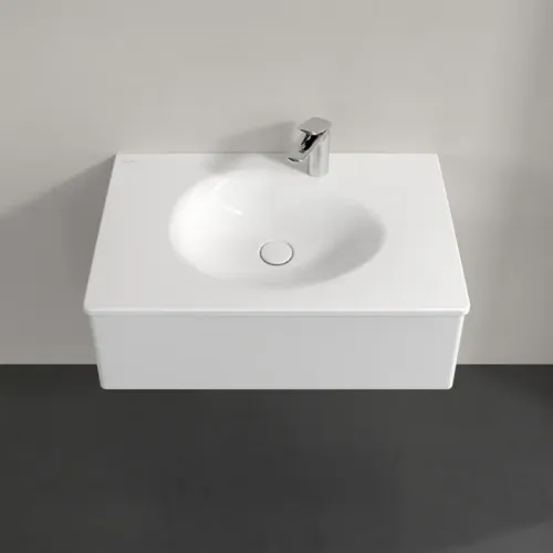 Villeroy & Boch Antao Тумба под раковину, с подсветкой, 1 выдвижной ящик, 788 x 256 x 496 mm, лицевая поверхность без текстурированной отделки, Glossy White Lacquer L01000GF