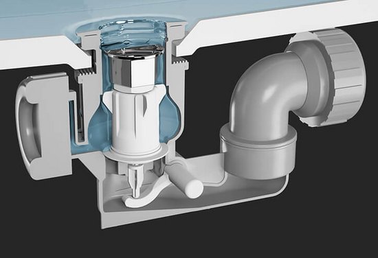 ViFlow — интеллектуальная система слива и перелива для ванн Villeroy & Boch