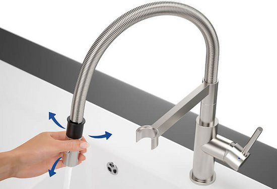 Поворотный излив со спиральной пружиной от Villeroy & Boch